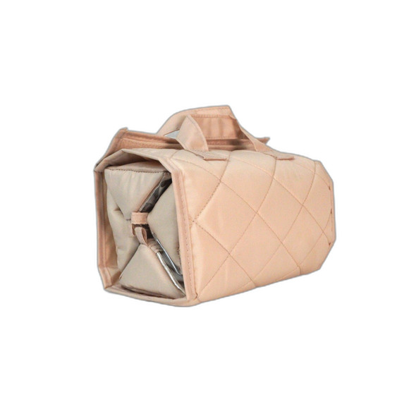 Travel Organizer Velcro Zippered Clear Compartments OS Home Jewelry Toiletries - Picture 2 of 8